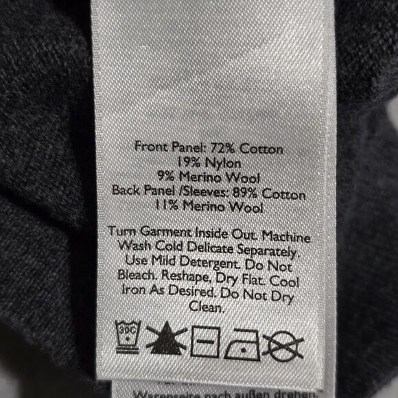 Eddie Bauer Men's Gray Blue Knit Pullover Sweater Crew Neck Size XXL - Picture 7 of 8